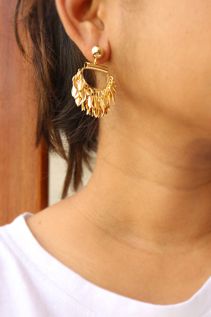Long Hanging Earrings Gold | Tassel Earrings for Women | Artificial Je –  Jewellery Hat